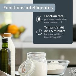 Bilancia da cucina digitale - ADE - ANJA - Plastica ABS - 17 x 17 x 2,