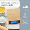 Bilancia da cucina digitale - ADE - RAMONA - Bambù - 23 x 18 x 2 cm - 