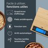 Bilancia da cucina digitale - ADE - RAMONA - Bambù - 23 x 18 x 2 cm - 