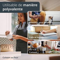 Bilancia da cucina digitale - ADE - RAMONA - Bambù - 23 x 18 x 2 cm - 