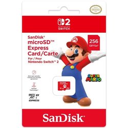 Sandisk 256 GB Micro SD Express-Speicherkarte für Nintendo Switch 2