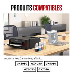Ink bottle - Canon - GI -56BK - Cyan - Maxify GX compatibility - (4430