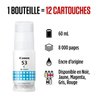 Inktfles - Canon - GI -53C - Cyaan - Pixma G650 en G550 compatibilitei