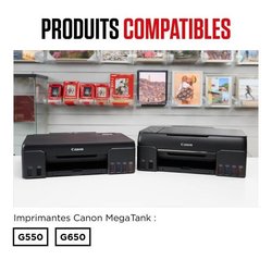 Inktfles - Canon - GI -53C - Cyaan - Pixma G650 en G550 compatibilitei
