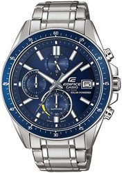 Montre en acier inoxydable EDIFICE - CASIO - Gris - Quartz - Verre sap