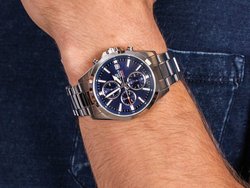 CASIO - Edelstahluhr - EDIFICE - Grau