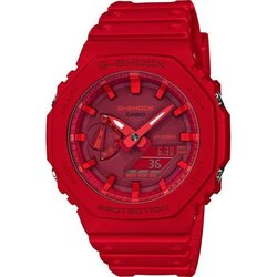 CASIO - G-SHOCK - Uhr - Stoßfest - Multifunktion - Rot