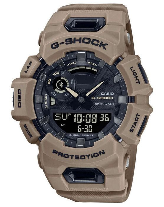 Uhr  CASIO  G-Shock  beiges und schwarzes Harz