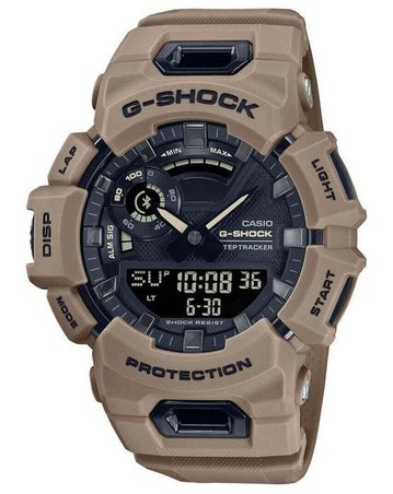 Uhr  CASIO  G-Shock  beiges und schwarzes Harz