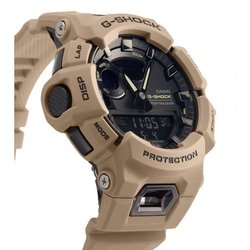 Uhr  CASIO  G-Shock  beiges und schwarzes Harz