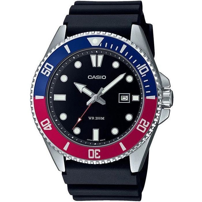 Horloge - CASIO - Herencollectie - Zwart - Staal - Waterbestendigheid 