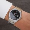 Uhr - Casio - Gebäude - Schwarzer Stahl