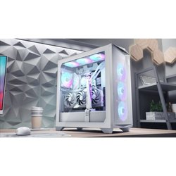 MSI - MPG GUNGNIR 300R AIRFLOW - Case per PC - Tower medio - Bianco