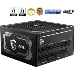 PC-voeding - MSI - 306-7ZP9A11-CE0 - MAG A1250GL PCIE5