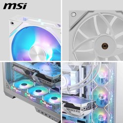 Raffreddamento PC - MSI - 306-7G24F14-80 - MPG EZ120 ARGB BIANCO-1W