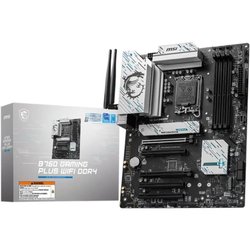 Scheda madre - MSI - B760 GAMING PLUS WIFI - DDR4 - LGA 1700 - 128 GB 