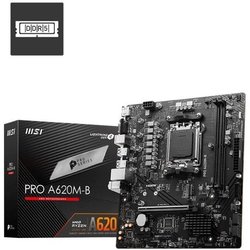 Moederbord - MSI - PRO A620M-B AM5 micro ATX-slot