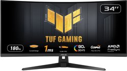 Monitor curvo para PC Gamer - ASUS TUF Gaming - 34 - WQHD - 180 Hz - 1