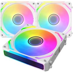 XIGMATEK - Starlink Ultra Arctic (Blanco) - Pack 3 Ventiladores PC - 3