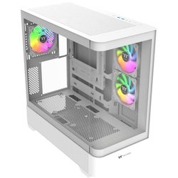 Boîtier PC sans alimentation - THERMALTAKE - View 290 TG ARGB Snow - M