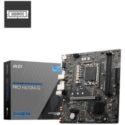 Carte mere - MSI - PRO H610M-G Intel H610 LGA 1700 micro ATX