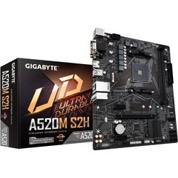 Scheda madre - GIGABYTE - A520M S2H - Micro ATX - Socket AM4 - DDR4 fi