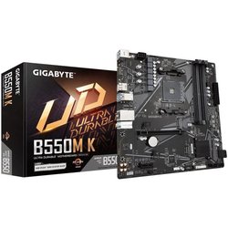 Placa base - GIGABYTE - B550M K - Socket AM4 - DDR4 hasta 128 GB - PCI
