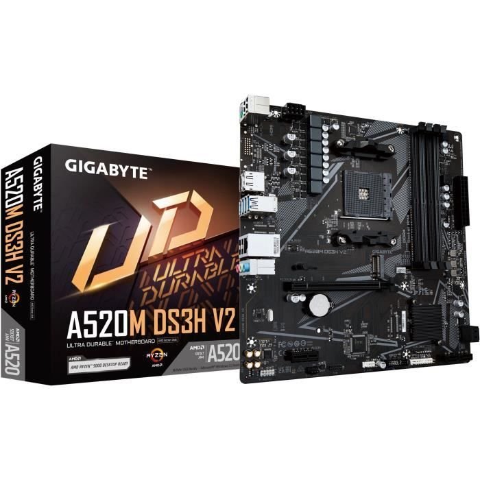 Hauptplatine - GIGABYTE - A520M DS3H V2-Hauptplatine