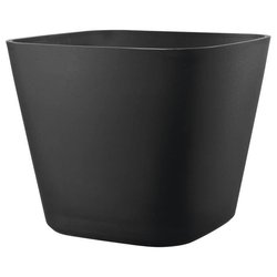 Maceta cuadrada - DEROMA - Origen - 12 L - Antracita