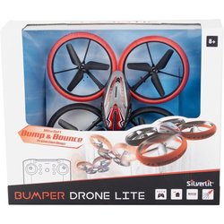 Remote Controlled Drone - FLYBOTIC - Bumper Drone Bed - 17 cm - red an
