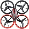 Remote Controlled Drone - FLYBOTIC - Bumper Drone Bed - 17 cm - red an