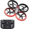 Remote Controlled Drone - FLYBOTIC - Bumper Drone Bed - 17 cm - red an