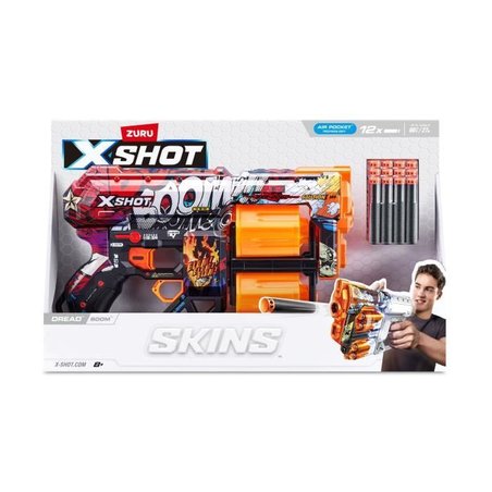 Dart Launcher - ZURU - X-SHOT Dread - Dual Rotating Barrel - 7 Designs