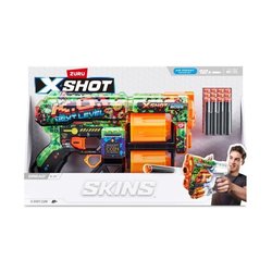 Dart Launcher - ZURU - X-SHOT Dread - Dual Rotating Barrel - 7 Designs