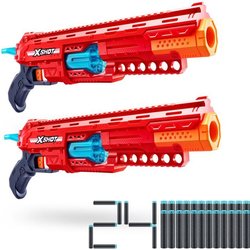 ZURU XSHOT - Pacchetto combinato pistola - Blaster calibro Excel - 24 