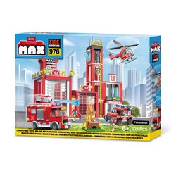 Set di costruzione - ZURU - Caserma dei pompieri grande (976 pezzi) - 