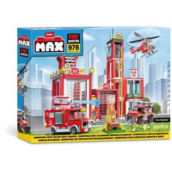 Set di costruzione - ZURU - Caserma dei pompieri grande (976 pezzi) - 