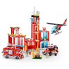 Set di costruzione - ZURU - Caserma dei pompieri grande (976 pezzi) - 