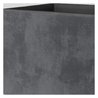 Cube Flower Pot - DEROMA - Millennium R - Anthracite - With water rese