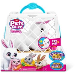 Jeu interactif - ZURU - PETS ALIVE Mama Bunny & Baby - Lapin sonore - 