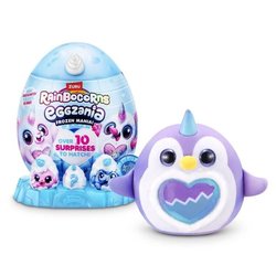 Überraschungs-Plüsch-Ei  Regenbogenhörner  Eggzania Frozen Mania  F