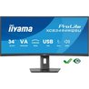 Gebogener PC-Monitor - IIYAMA - 34" - 120 Hz - VA-Panel - 0,4 ms - PRO