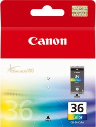 Canon CLI-36 Color Ink Cartridges Multipack