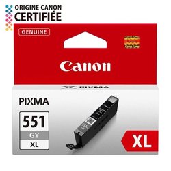 CANON Cartouche d encre CLI-551GY XL grande capacité Gris (CLI551XL)