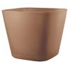 Quadratischer Blumentopf - DEROMA - Herkunft - 12 L - Terrakotta