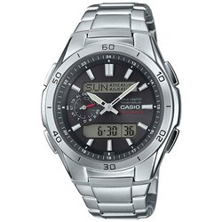 CASIO - Edelstahluhr - WAVECEPTOR - Grau