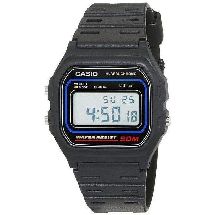 CASIO Dames W-59-1VQES chronograaf horloge