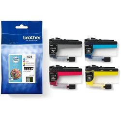 Pack of 4 Cartridges LC424VAL - BROTHER - Black, Cyan, Magenta and Yel