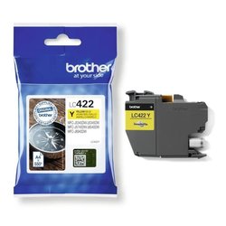 Cartouche LC422Y - BROTHER - Jaune - 550 p - Pour Business Smart MFC-J