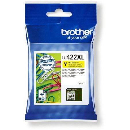 Cartuccia LC422XLY - BROTHER - Giallo - 1500p - Per Business Smart MFC